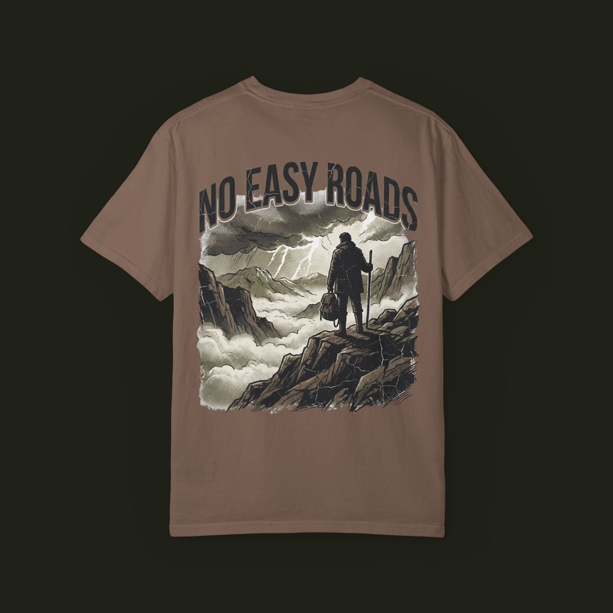 "No Easy Roads" Graphic Tee
