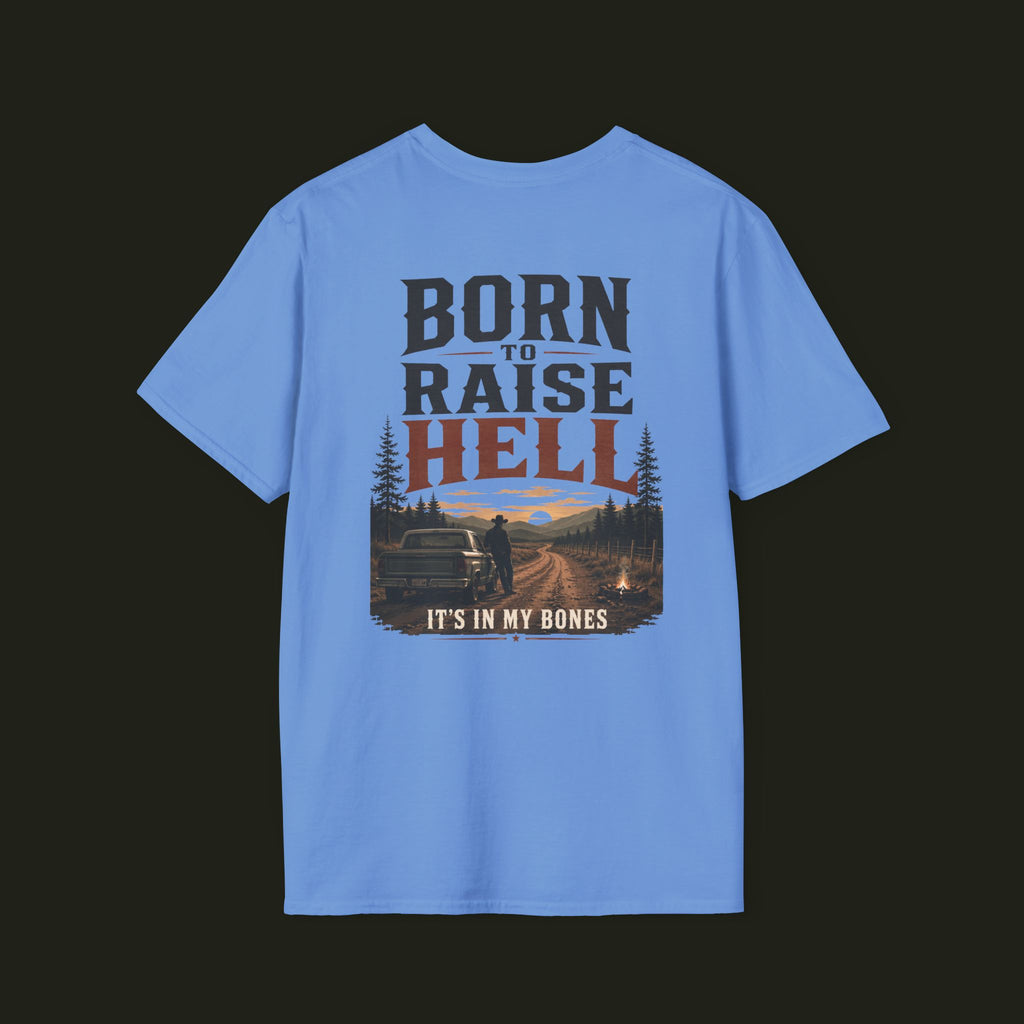 Born to Raise Hell — The Digital Cowboy Graphic Tee