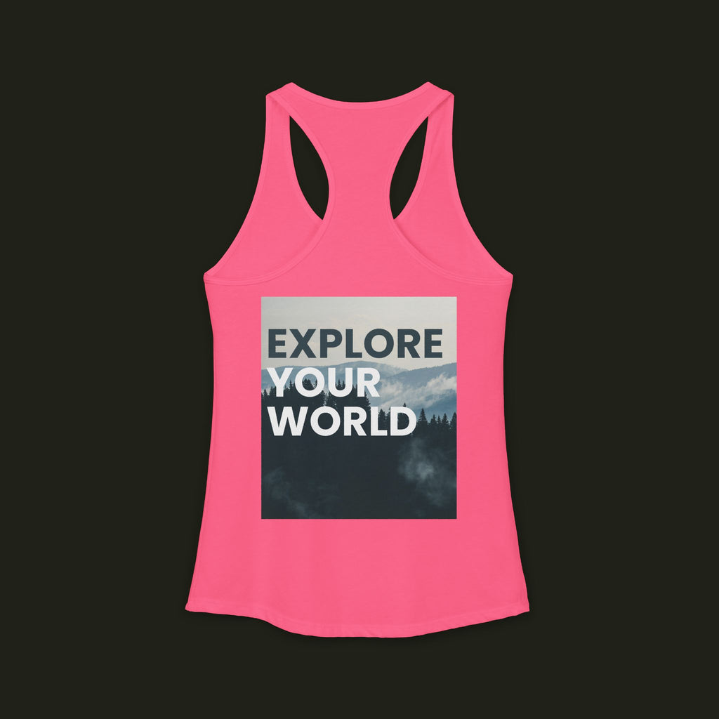 "Explore Your World" Racerback Tank