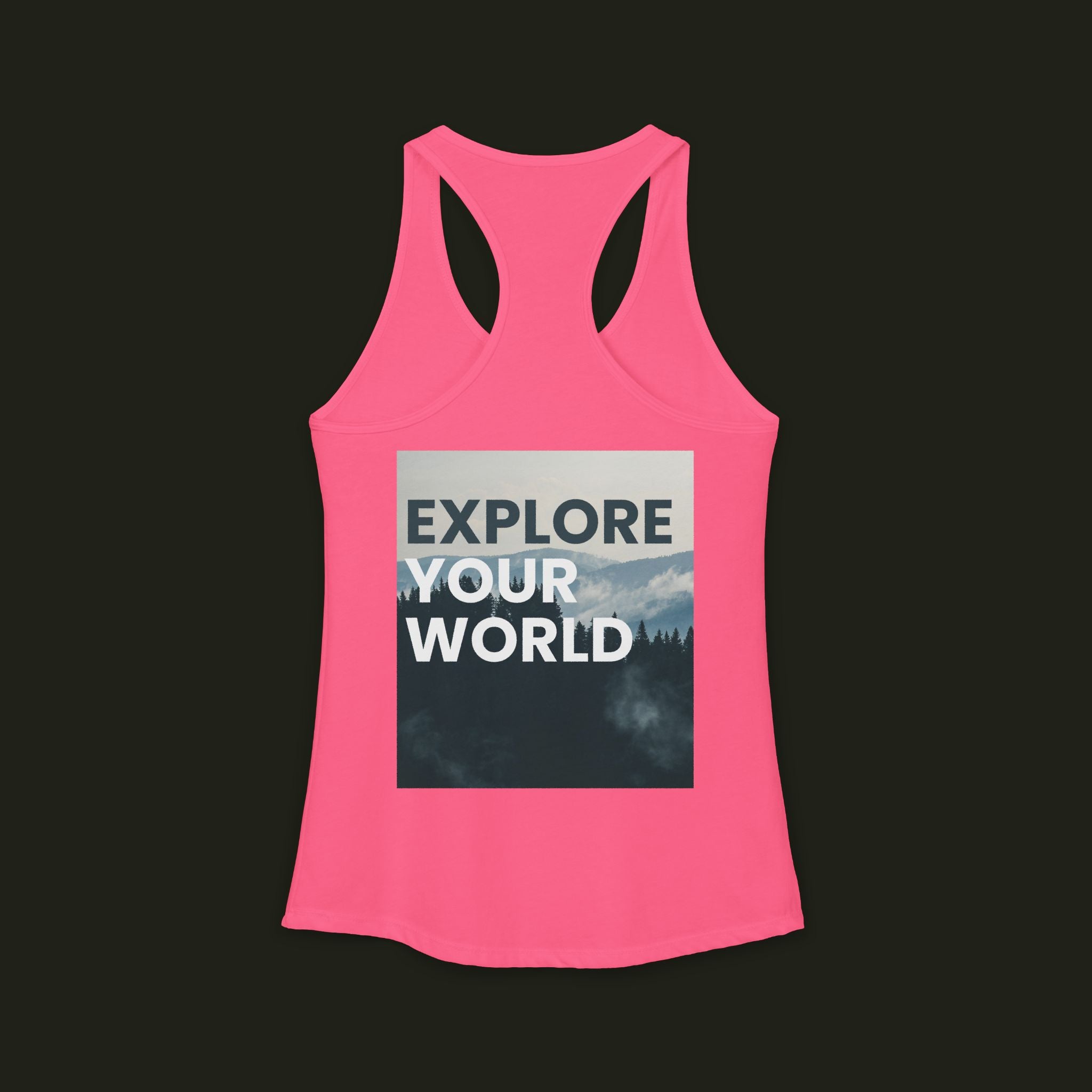 "Explore Your World" Racerback Tank