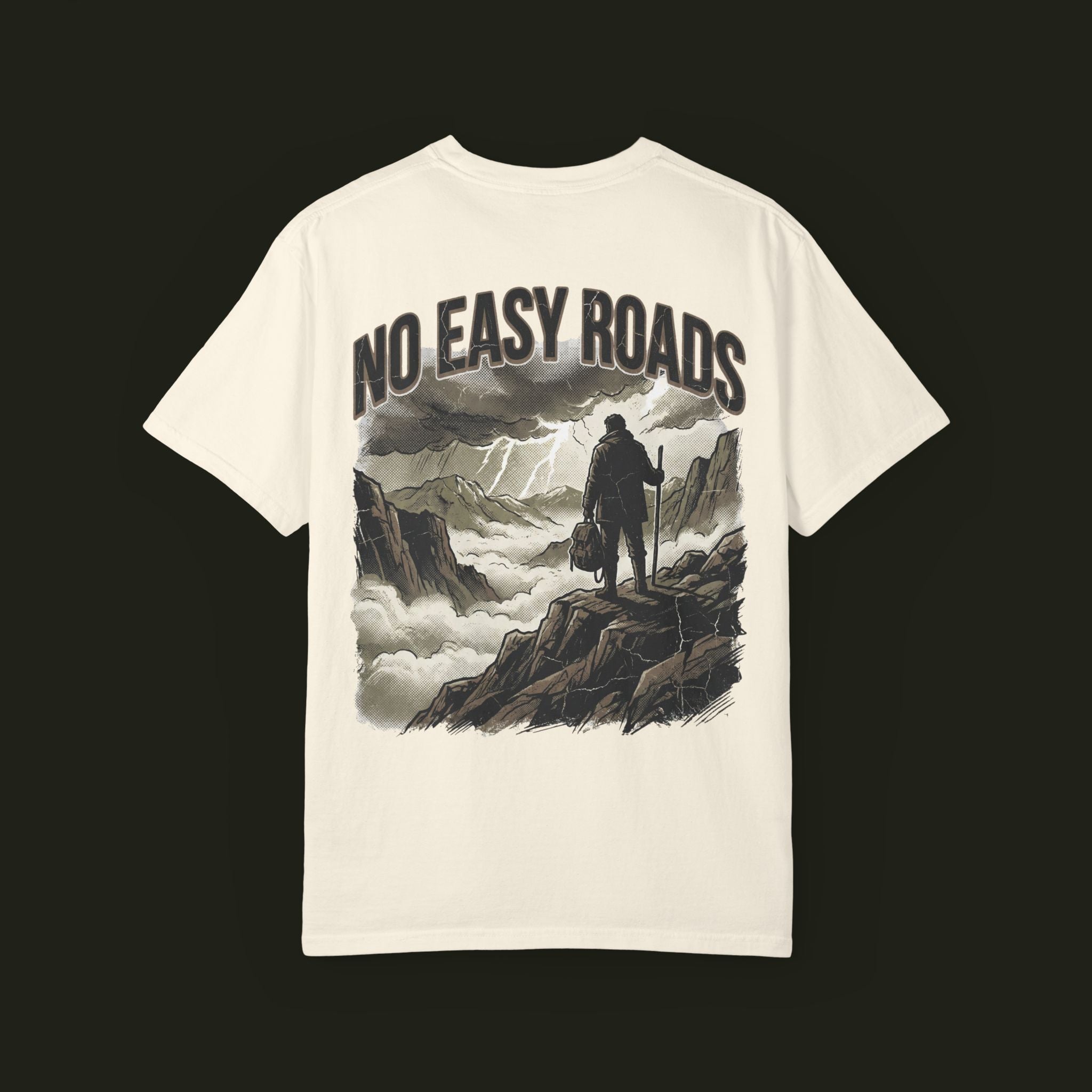 "No Easy Roads" Graphic Tee