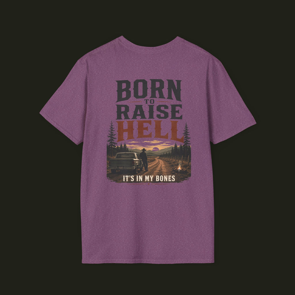 Born to Raise Hell — The Digital Cowboy Graphic Tee