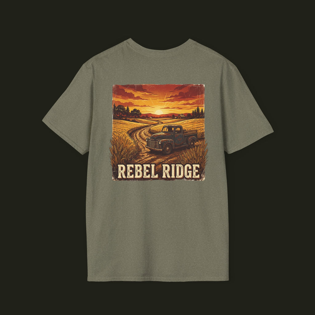 Rebel Ridge Sunset Truck Graphic Tee