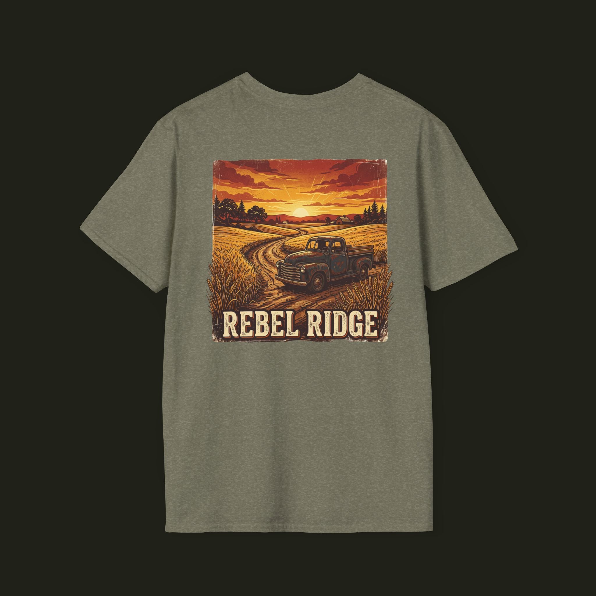Rebel Ridge Sunset Truck Graphic Tee