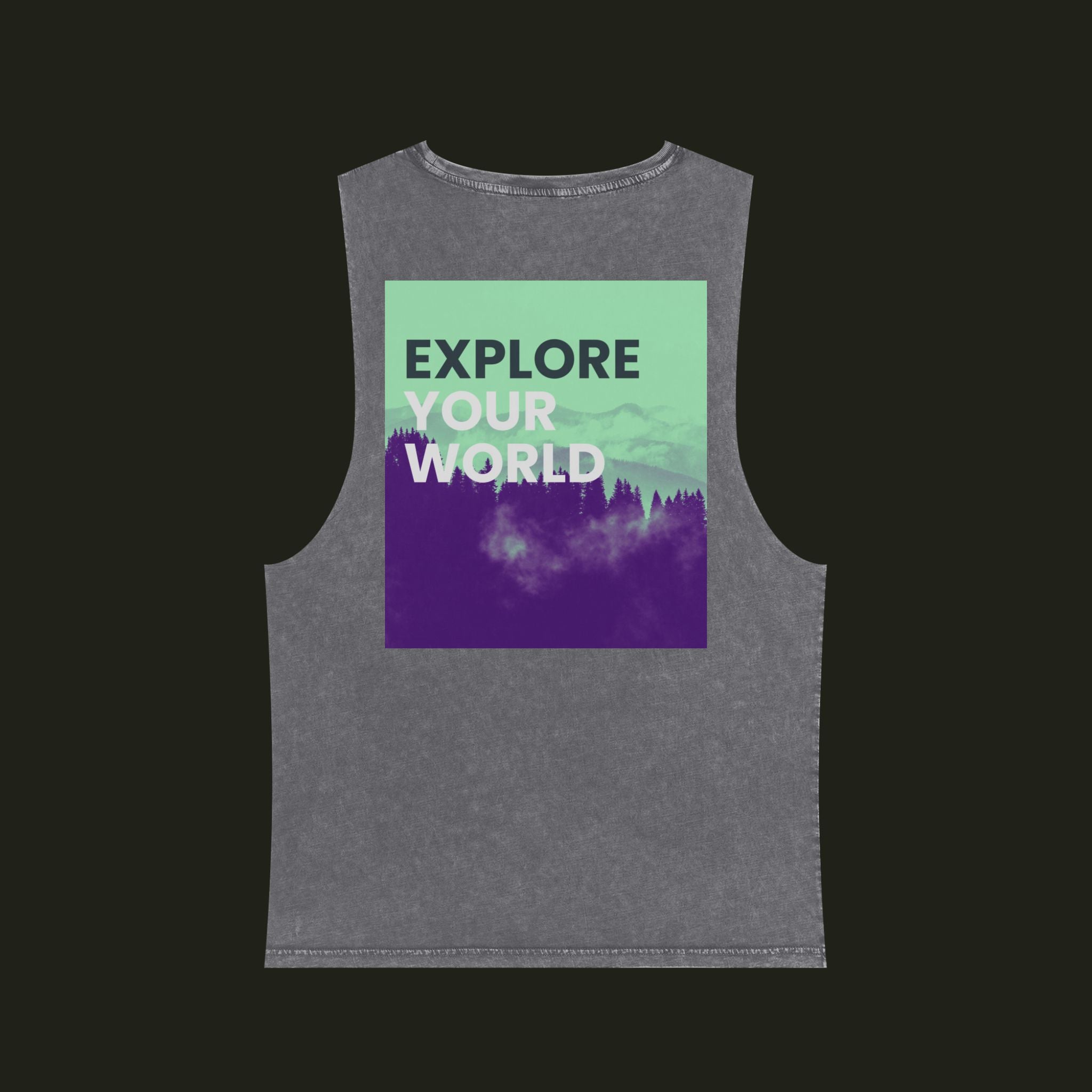 Rebel Ridge "Explore Your World" Stonewash Tank