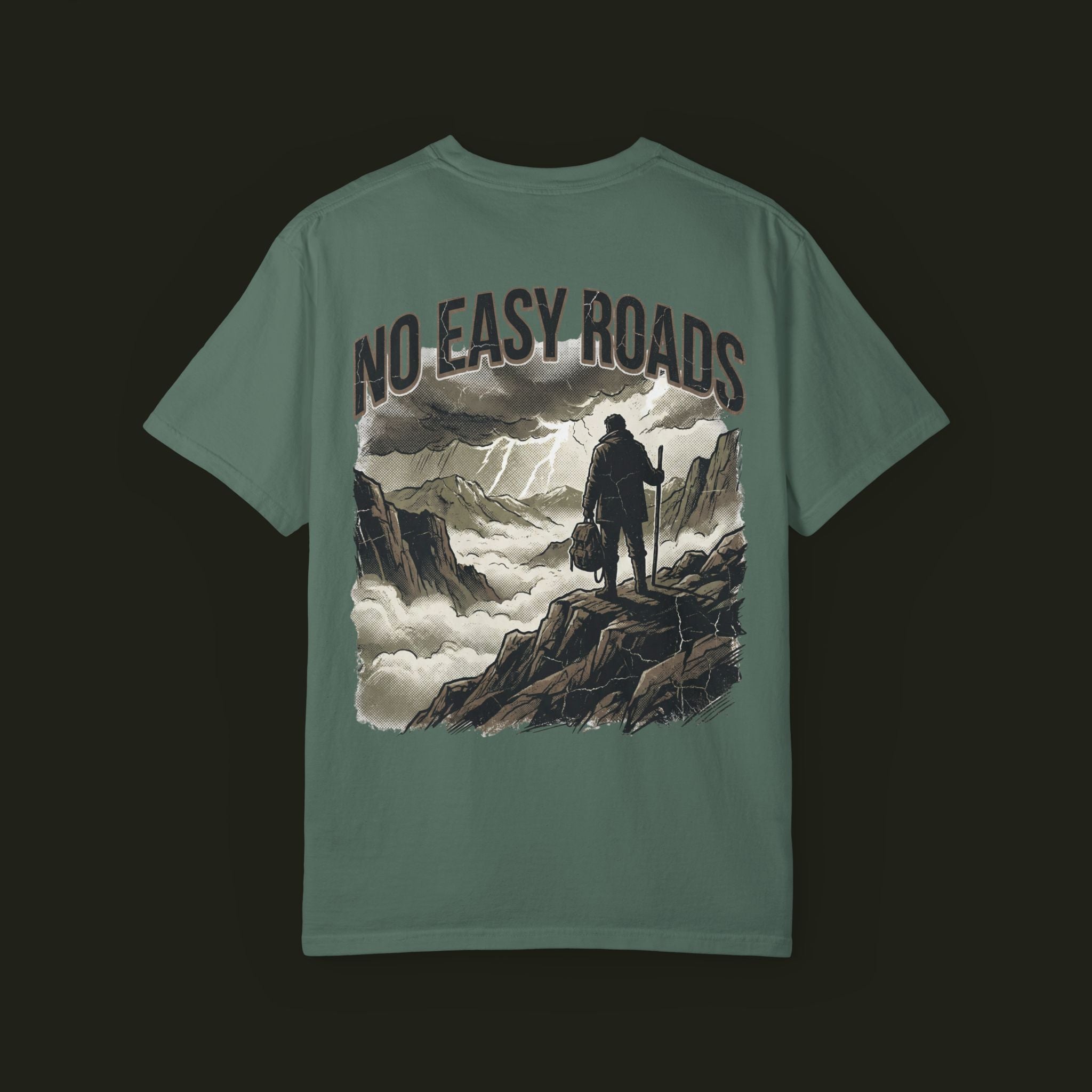 "No Easy Roads" Graphic Tee