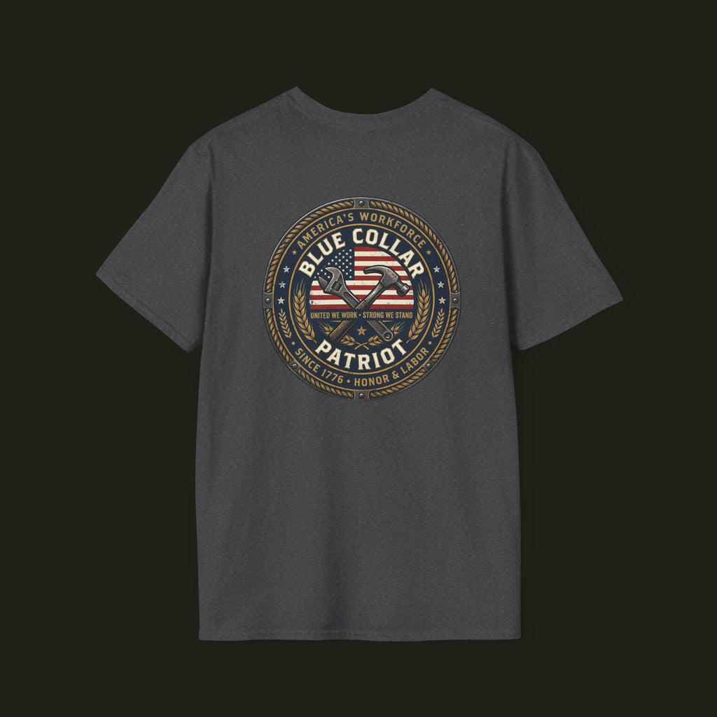 Blue Collar Patriot Graphic Tee