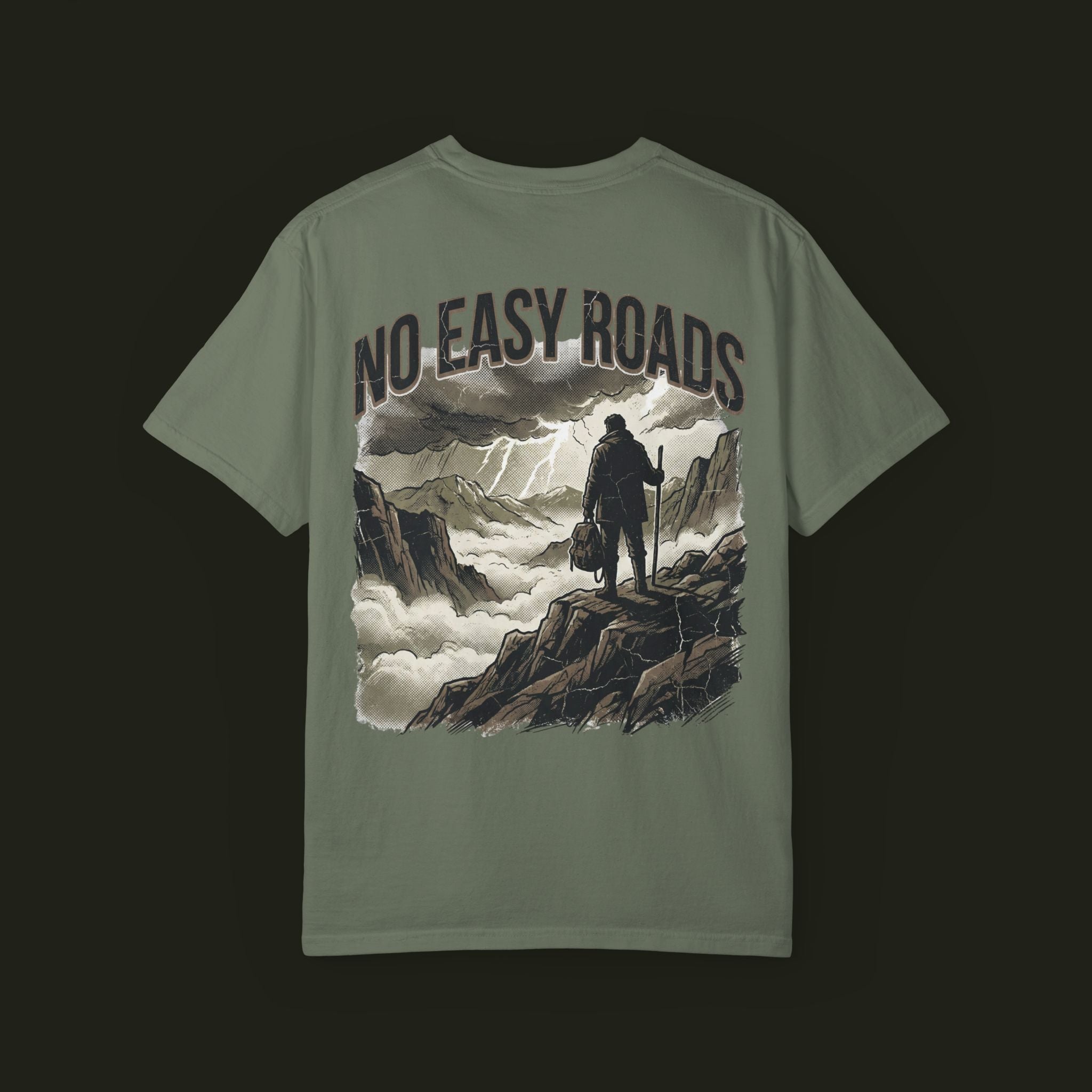 "No Easy Roads" Graphic Tee
