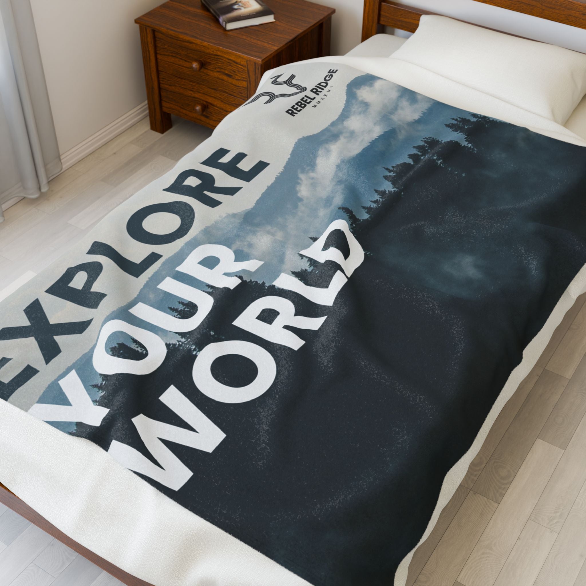 The Ridge "Explore Your World" Throw Blanket