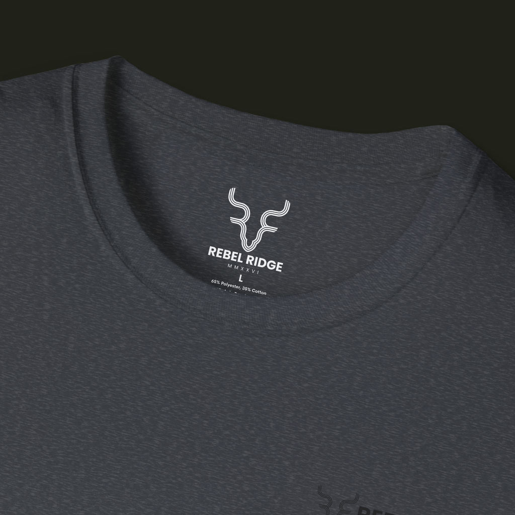 Adventure Hiker T-Shirt — Vibrant Mountain Sunset Backpacking Tee