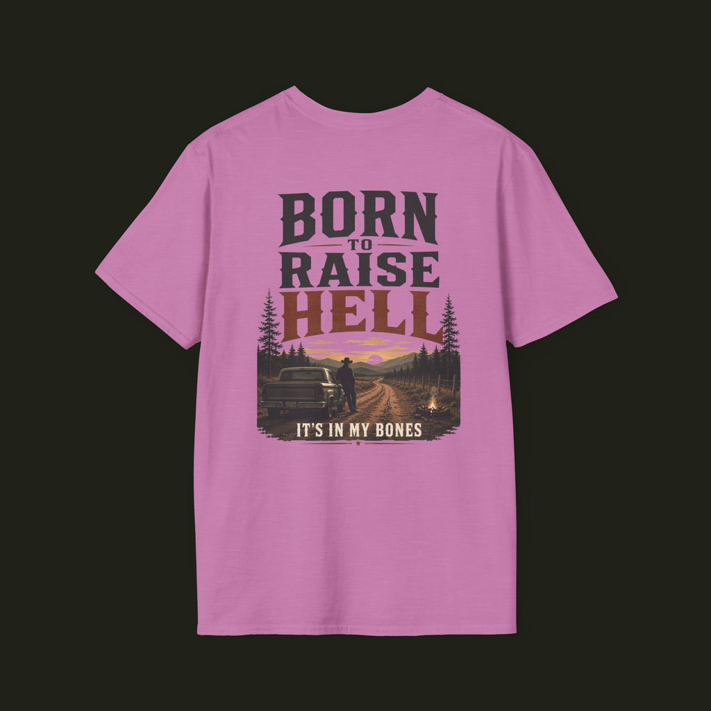 Born to Raise Hell — The Digital Cowboy Graphic Tee