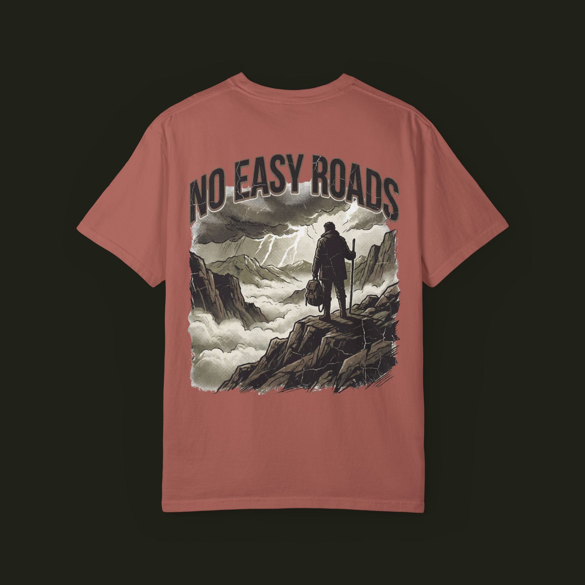 "No Easy Roads" Graphic Tee