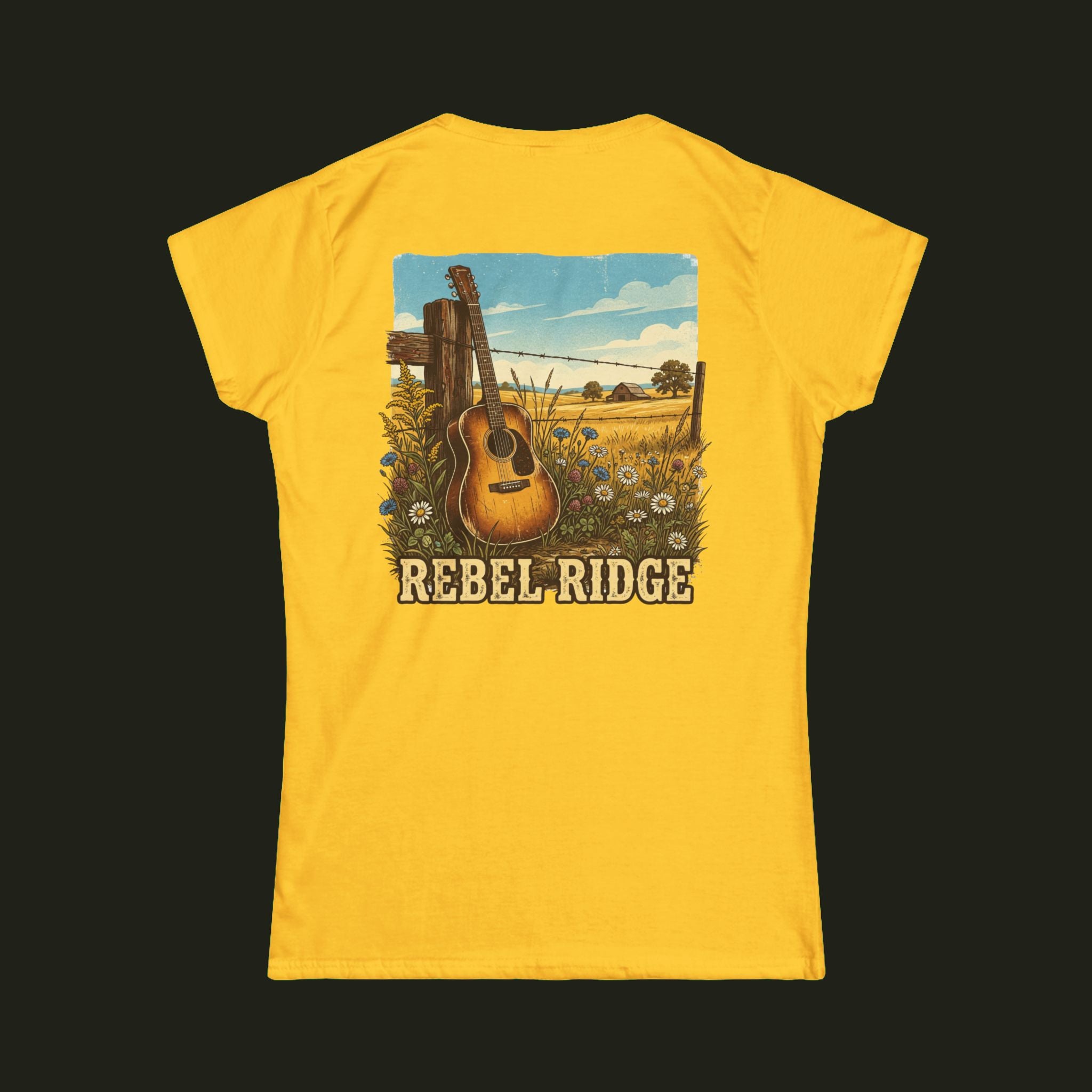 Rebel Ridge Women's Graphic Guitar Tee