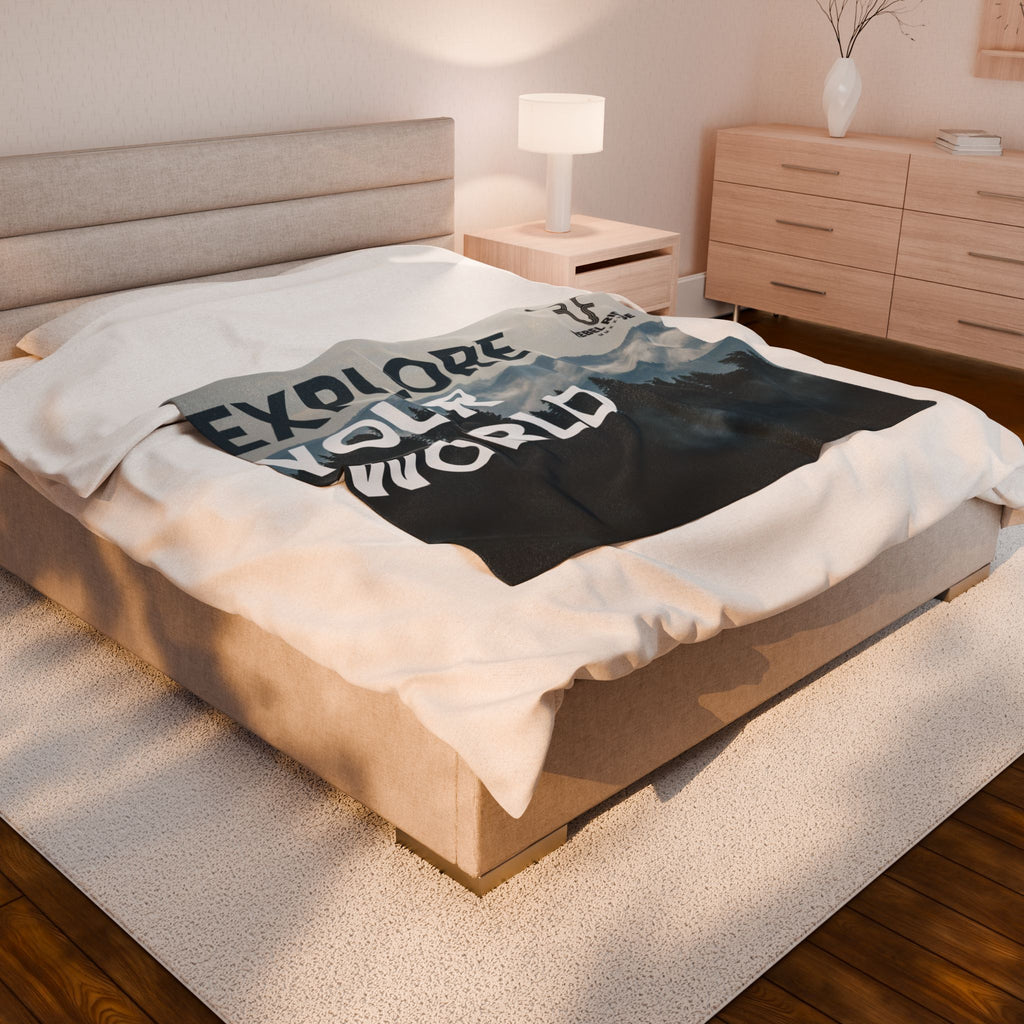 The Ridge "Explore Your World" Throw Blanket
