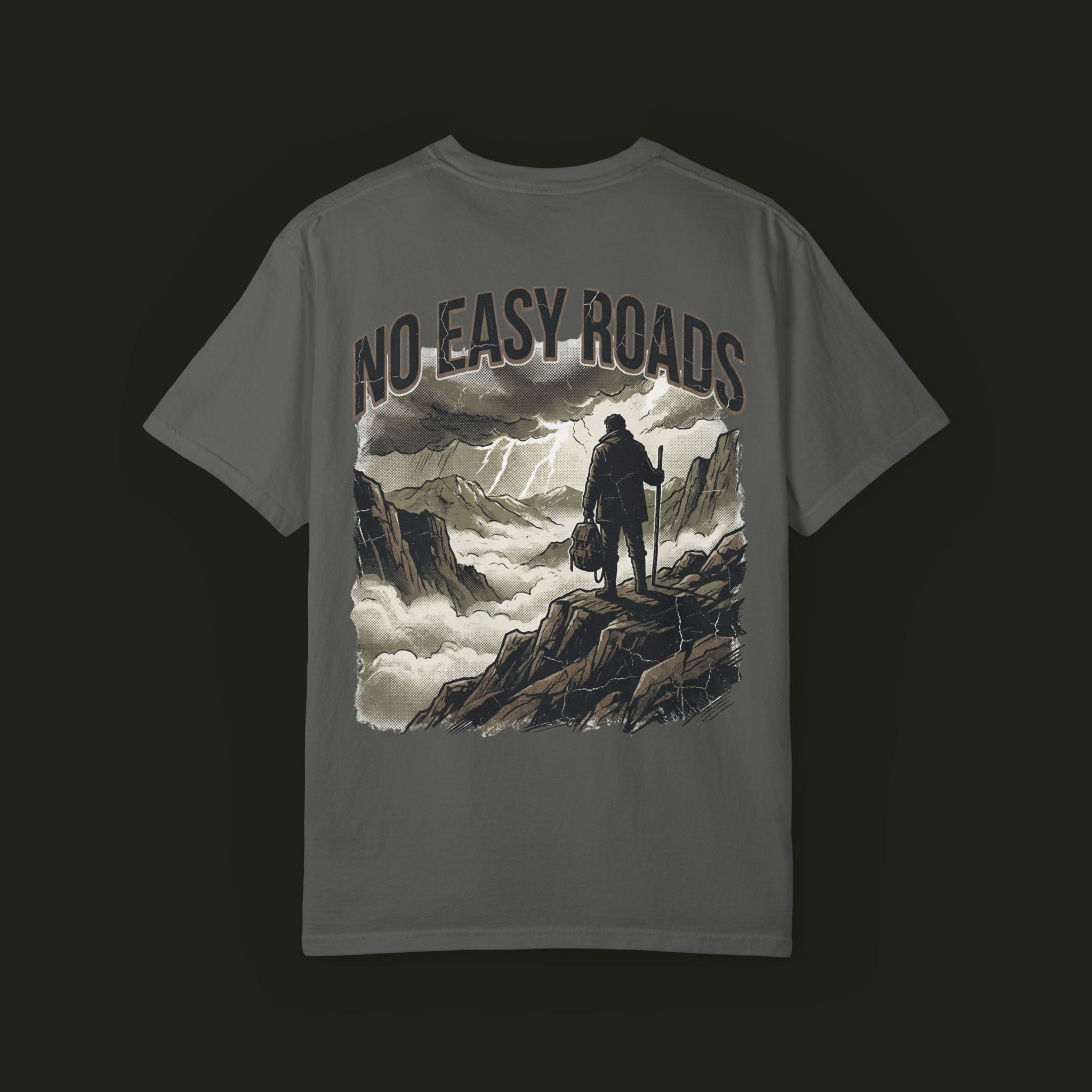 "No Easy Roads" Graphic Tee