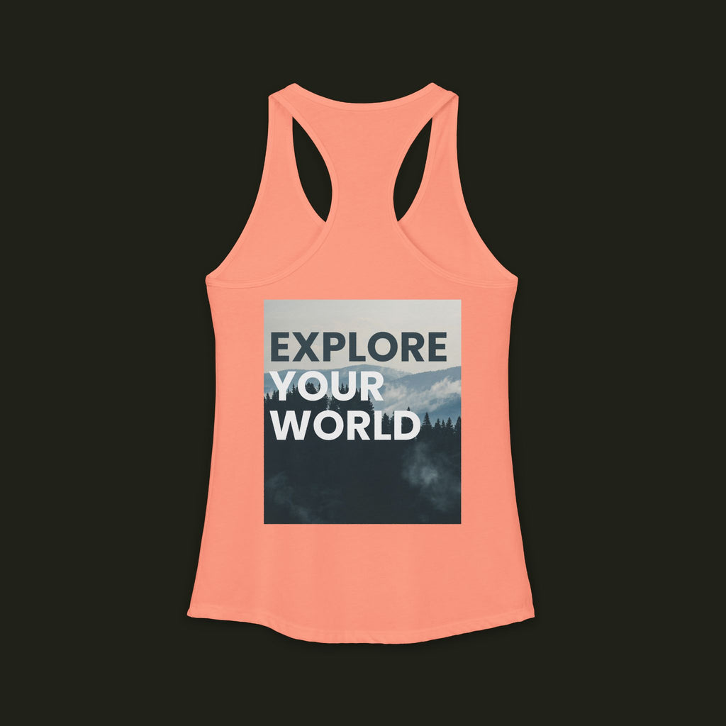 "Explore Your World" Racerback Tank