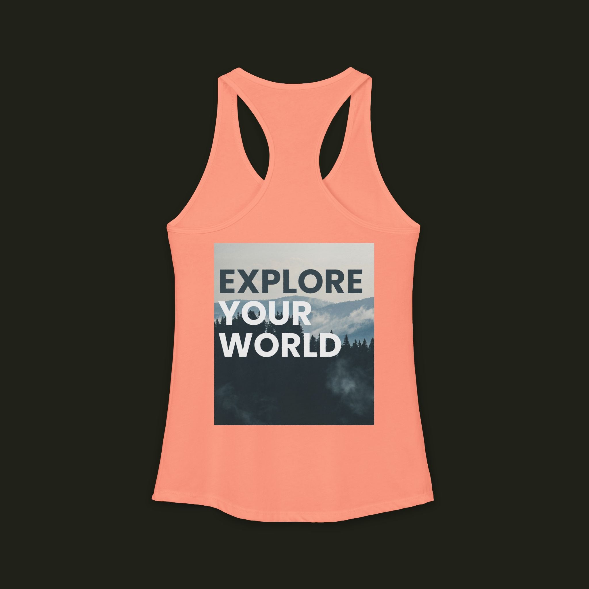 "Explore Your World" Racerback Tank