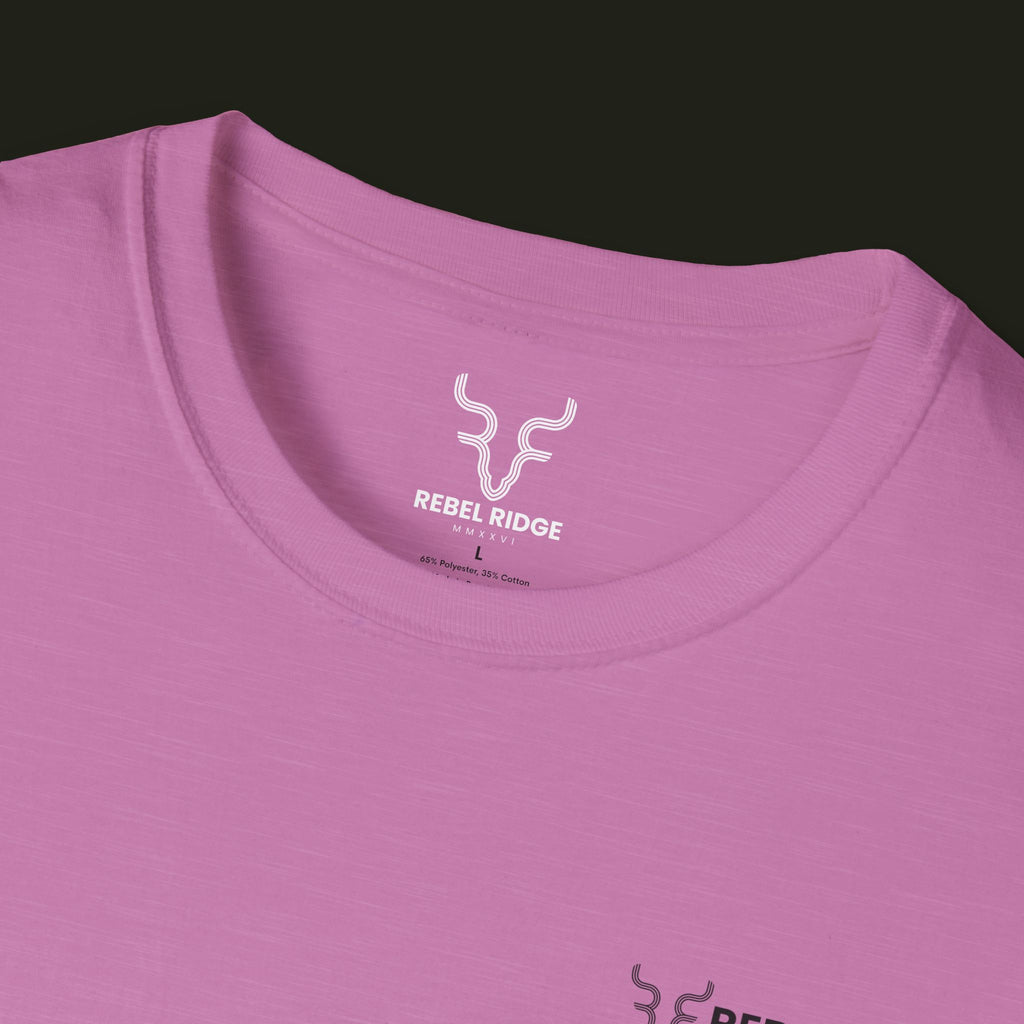 Adventure Hiker T-Shirt — Vibrant Mountain Sunset Backpacking Tee