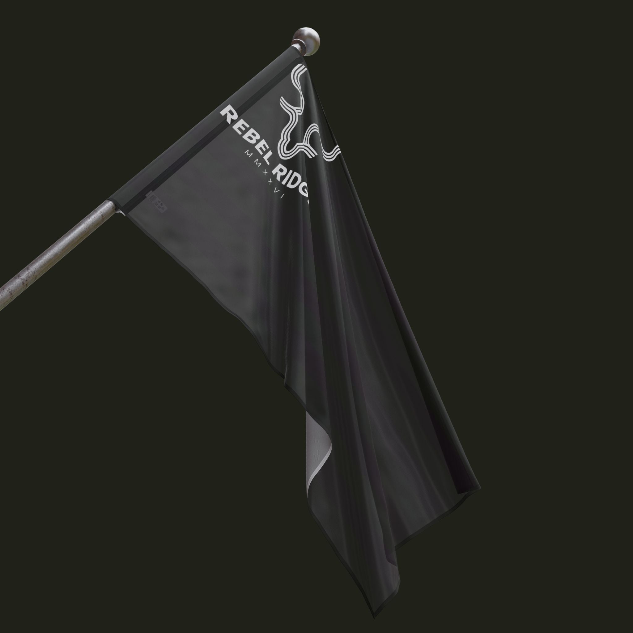 The Ridge Logo Flag