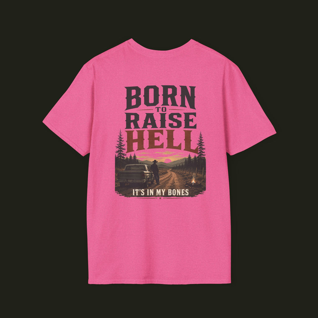 Born to Raise Hell — The Digital Cowboy Graphic Tee