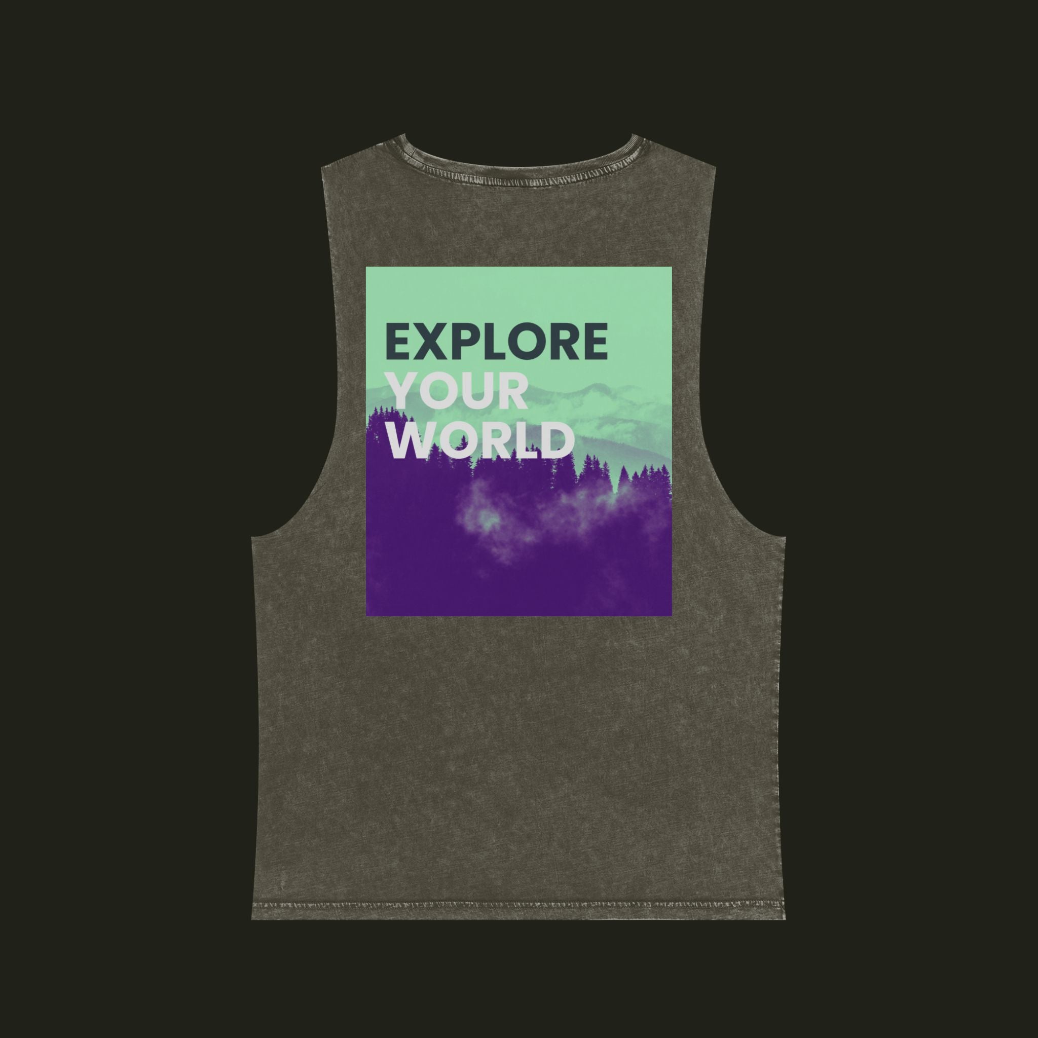 Rebel Ridge "Explore Your World" Stonewash Tank