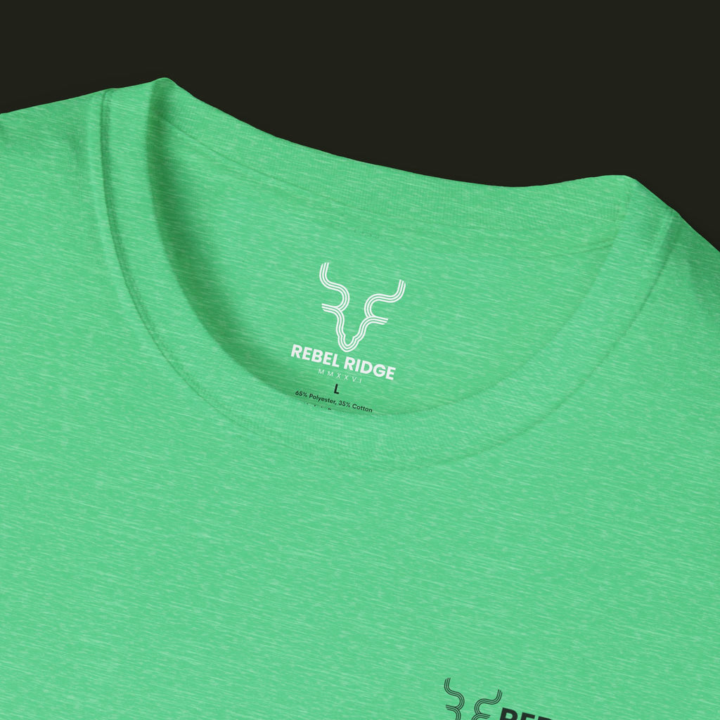 Adventure Hiker T-Shirt — Vibrant Mountain Sunset Backpacking Tee