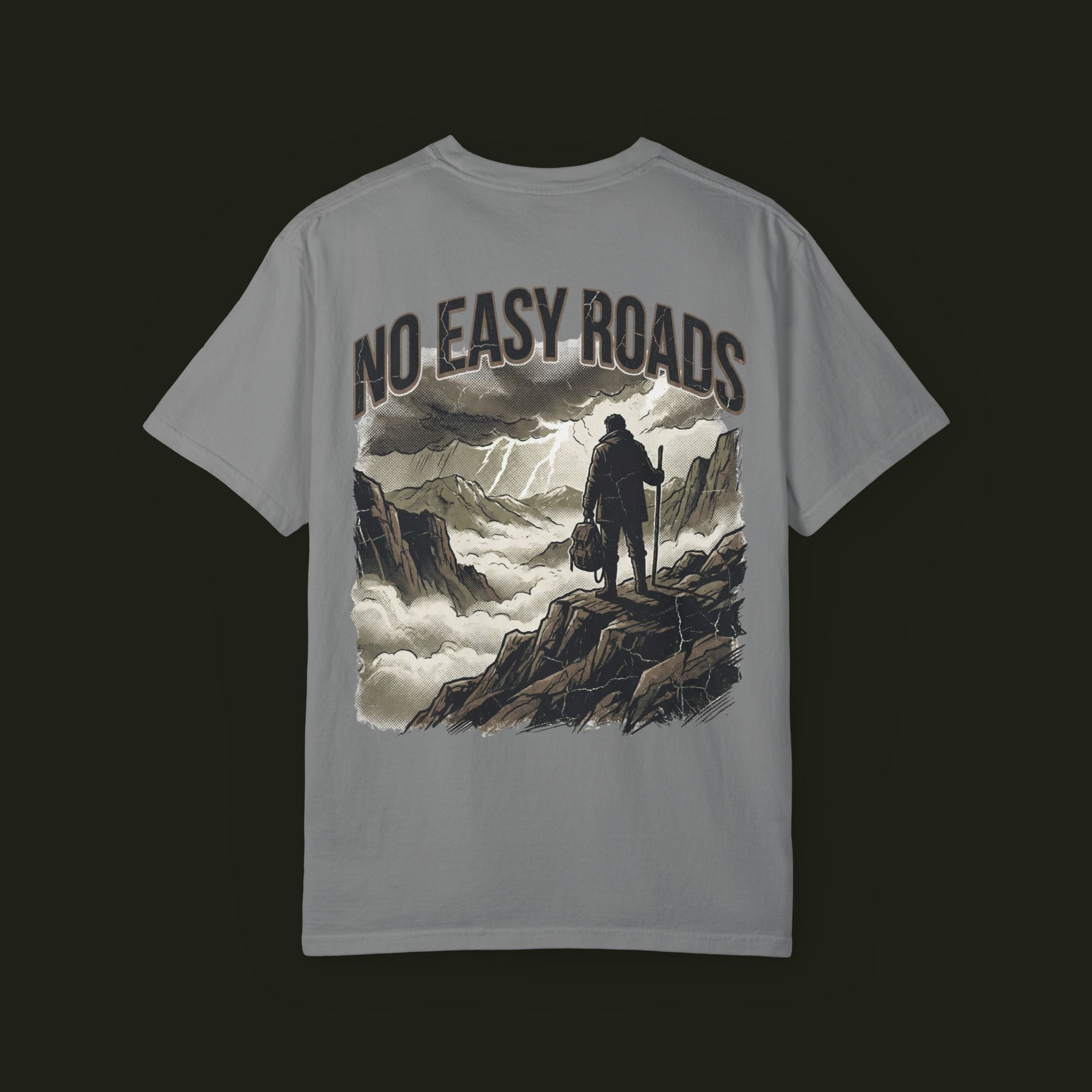 "No Easy Roads" Graphic Tee