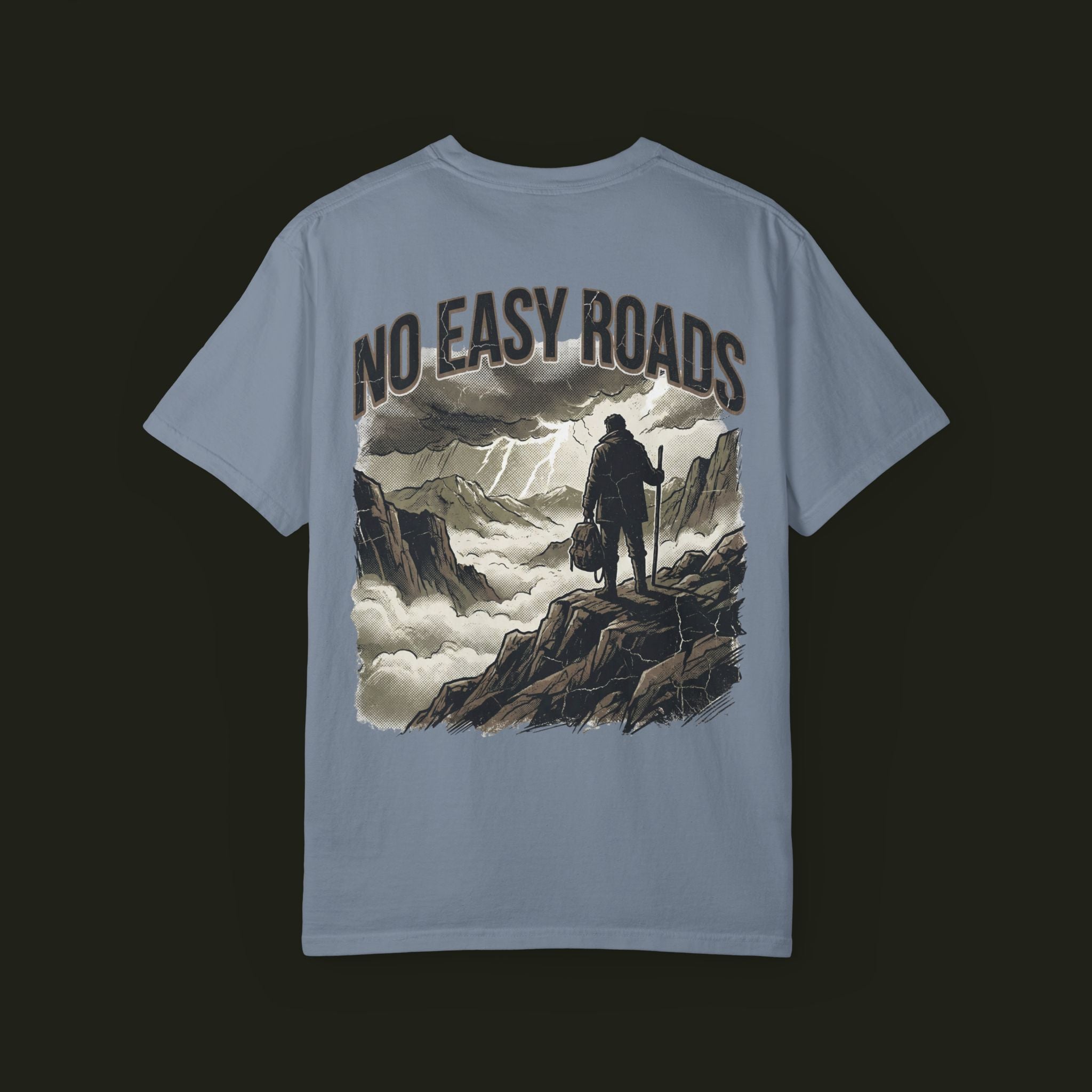 "No Easy Roads" Graphic Tee