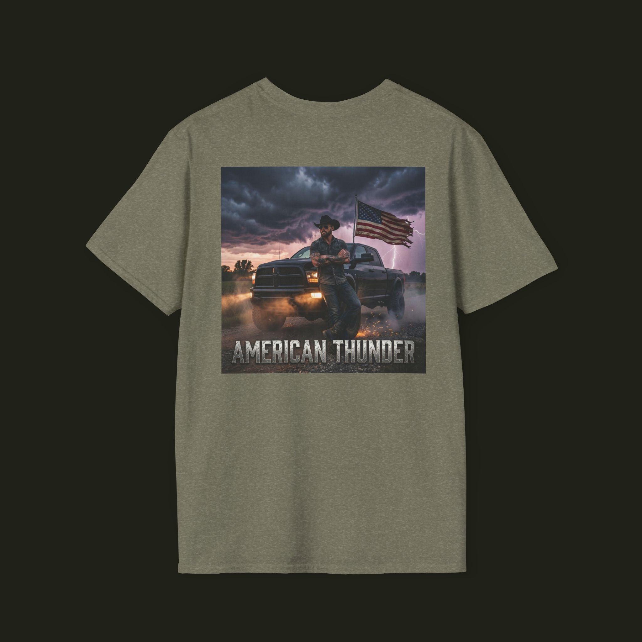 American Thunder Album Cover Tee