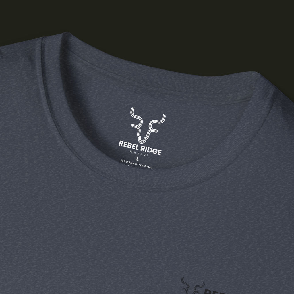 Adventure Hiker T-Shirt — Vibrant Mountain Sunset Backpacking Tee