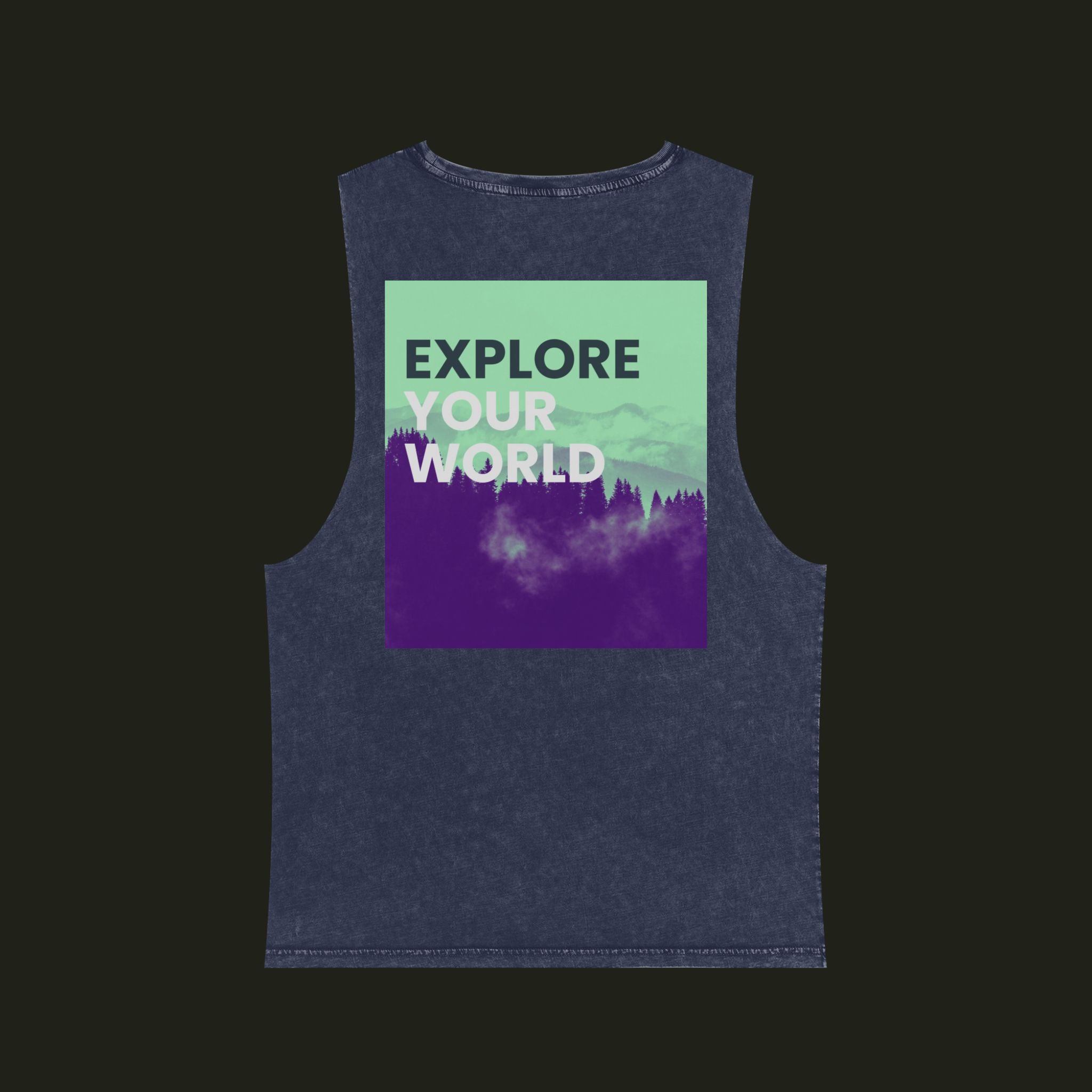 Rebel Ridge "Explore Your World" Stonewash Tank