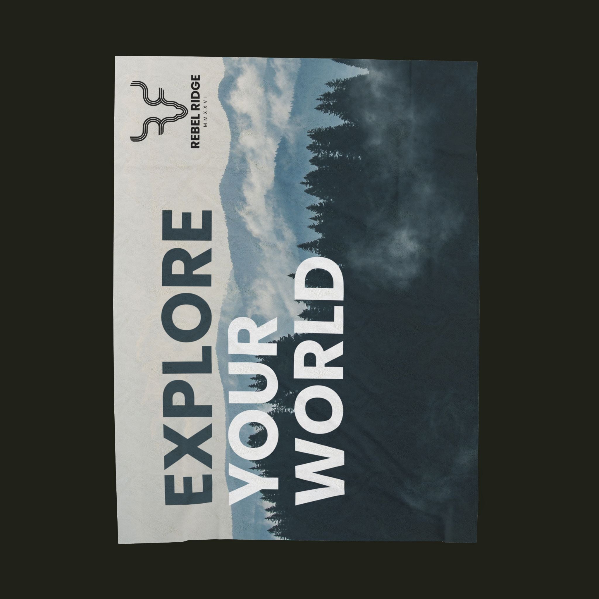 The Ridge "Explore Your World" Throw Blanket