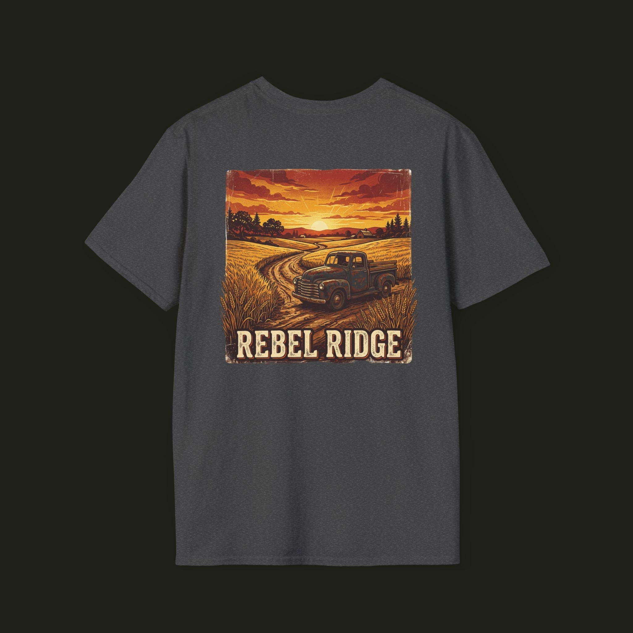 Rebel Ridge Sunset Truck Graphic Tee