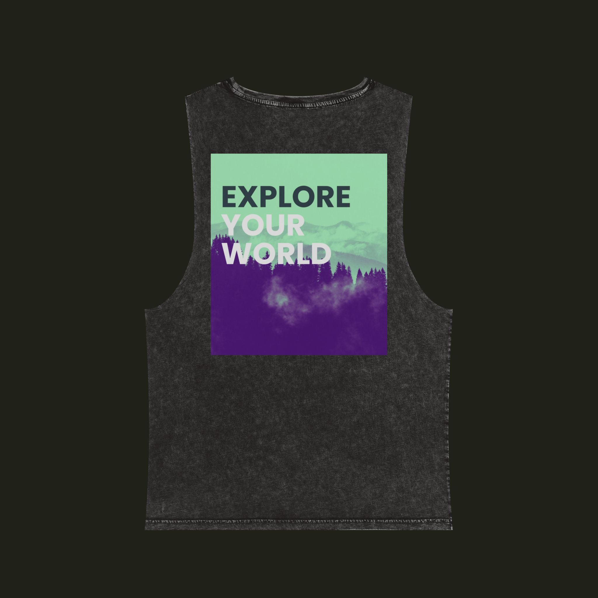 Rebel Ridge "Explore Your World" Stonewash Tank