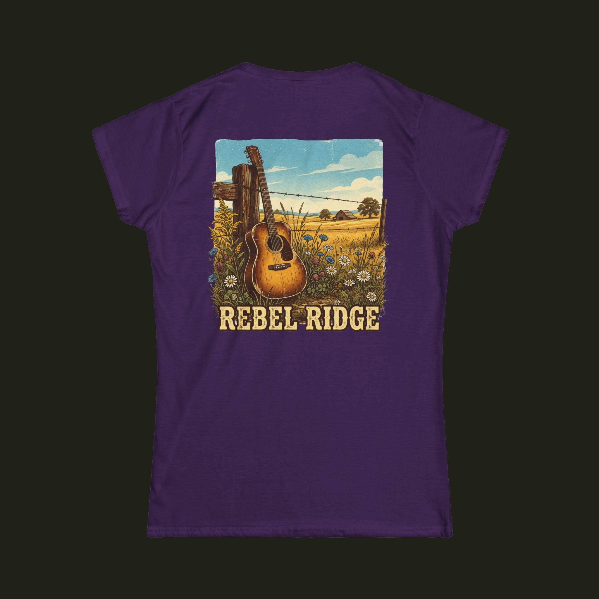 Rebel Ridge Women's Graphic Guitar Tee