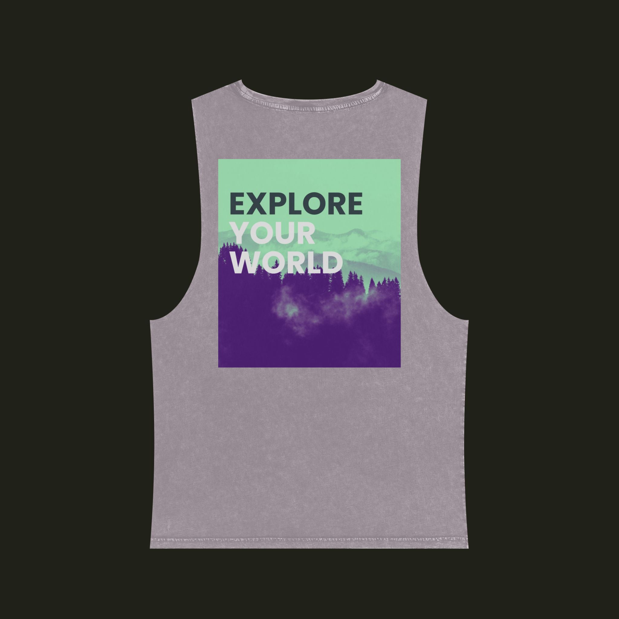 Rebel Ridge "Explore Your World" Stonewash Tank