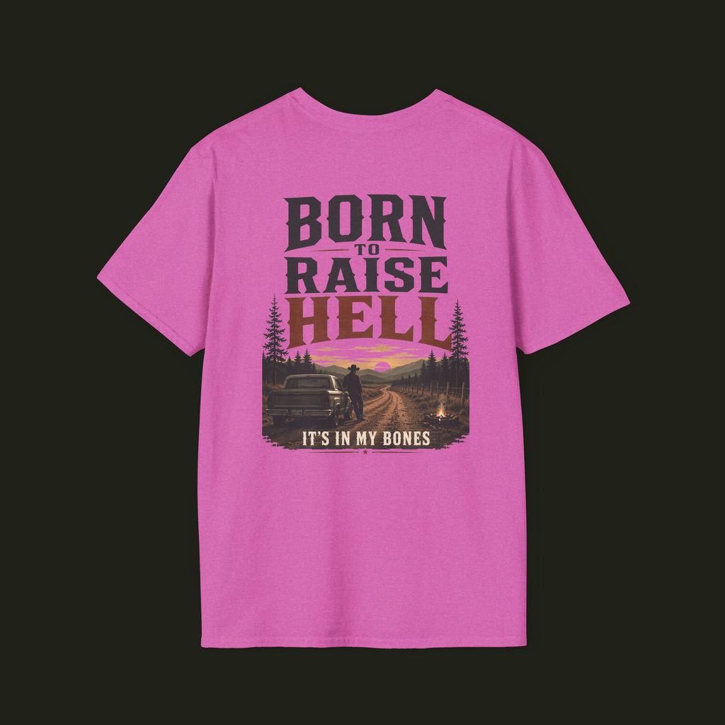 Born to Raise Hell — The Digital Cowboy Graphic Tee