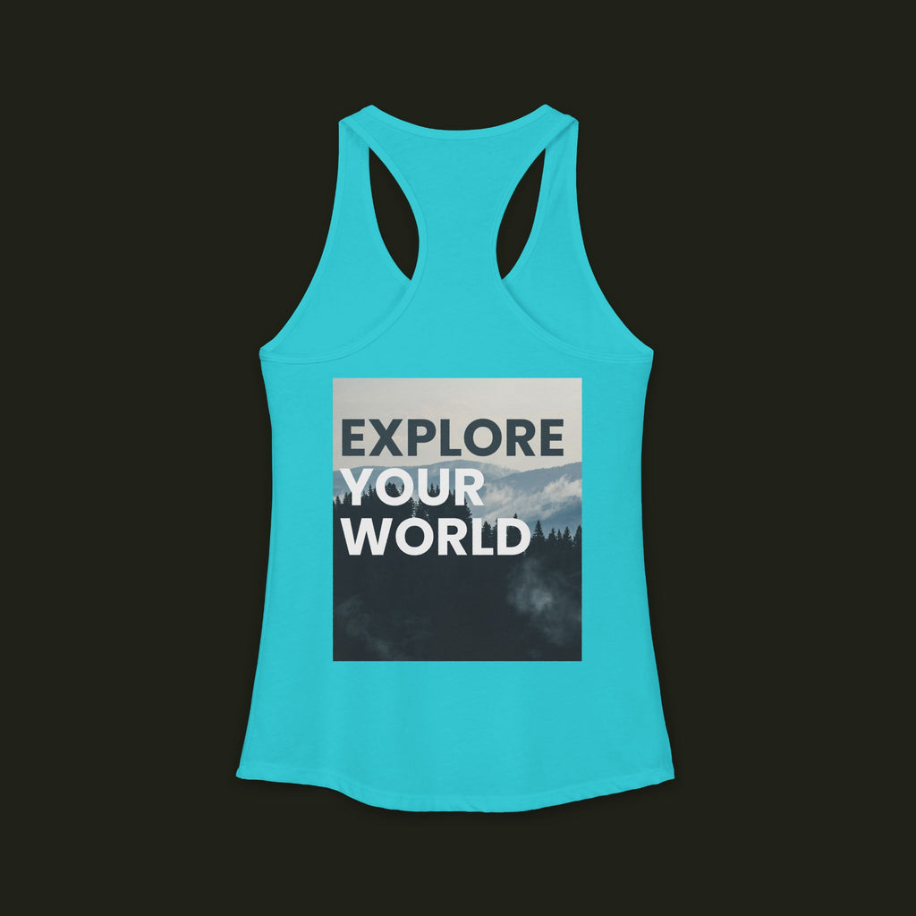 "Explore Your World" Racerback Tank