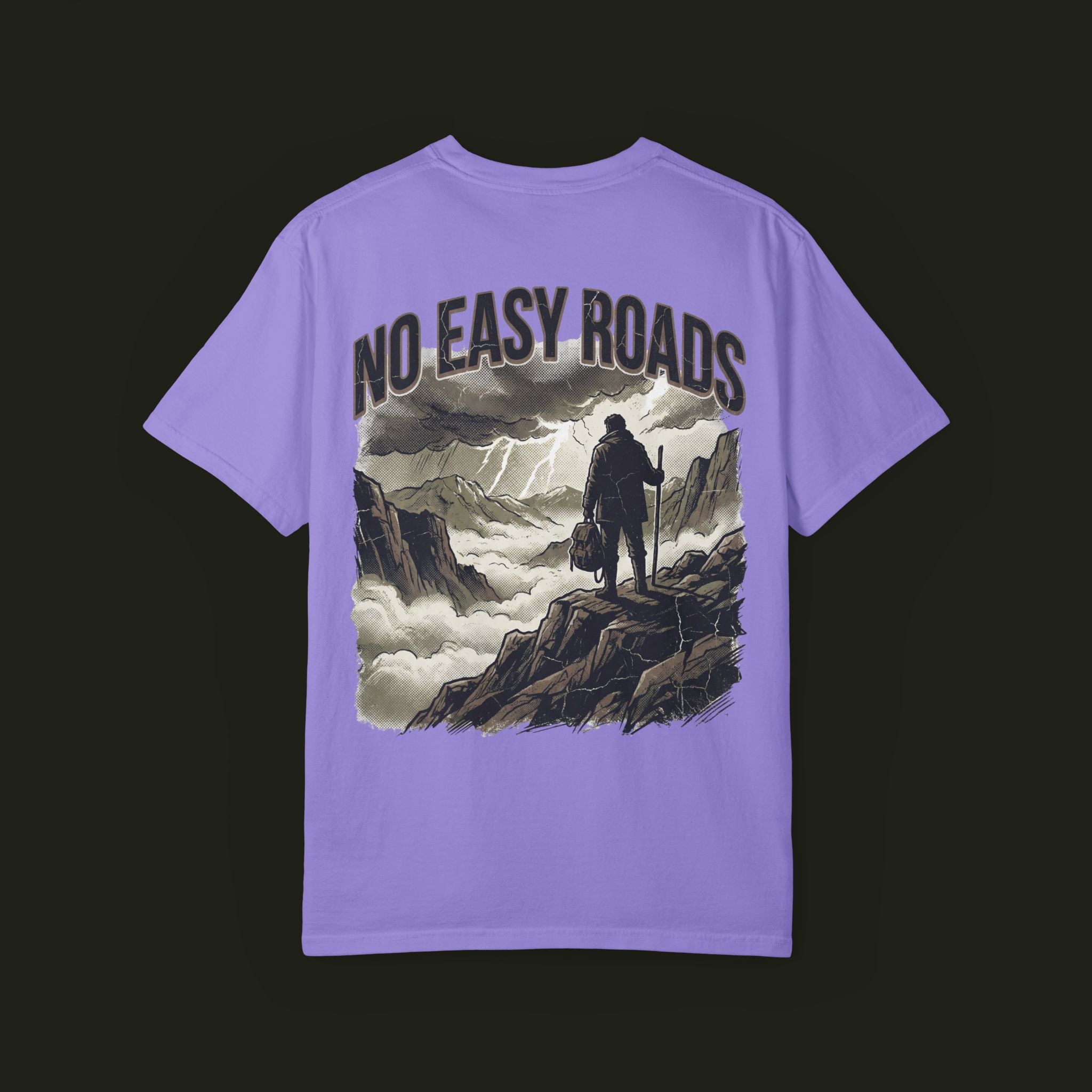 "No Easy Roads" Graphic Tee