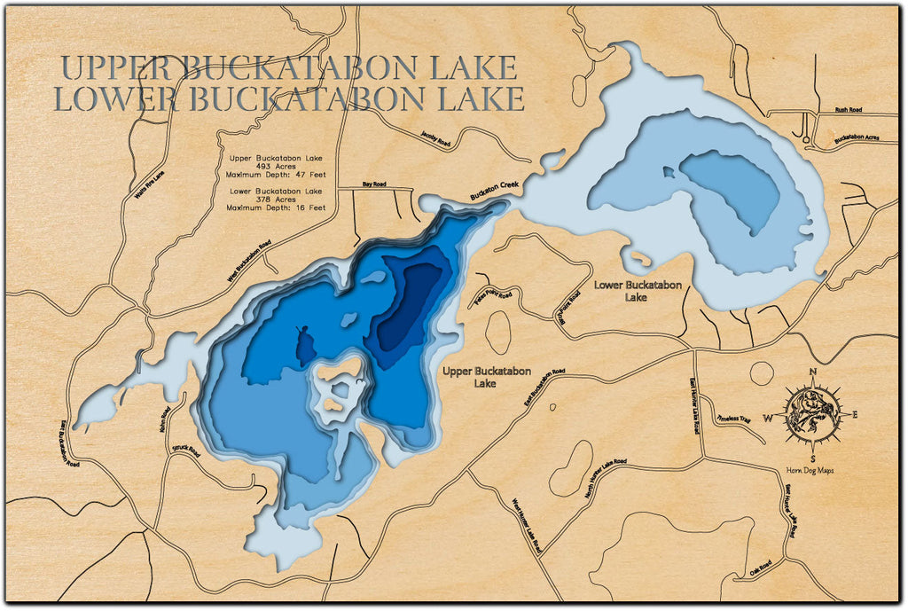 Upper and Lower Buckatabon (Vilas)