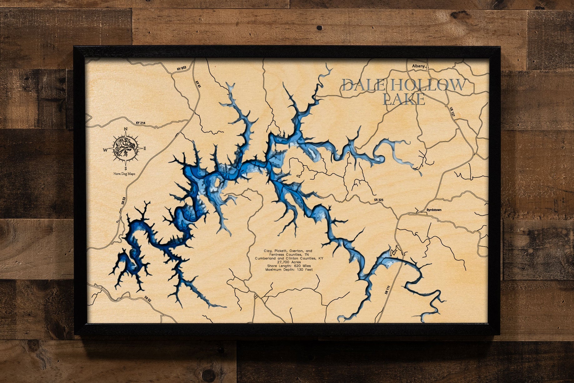 Dale Hollow (Clay, Pickett, Overton, Fentress, Cumberland, Clinton)