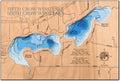 Fifth Crow Wing Lake and Sixth Crow Wing Lake (Hubbard)