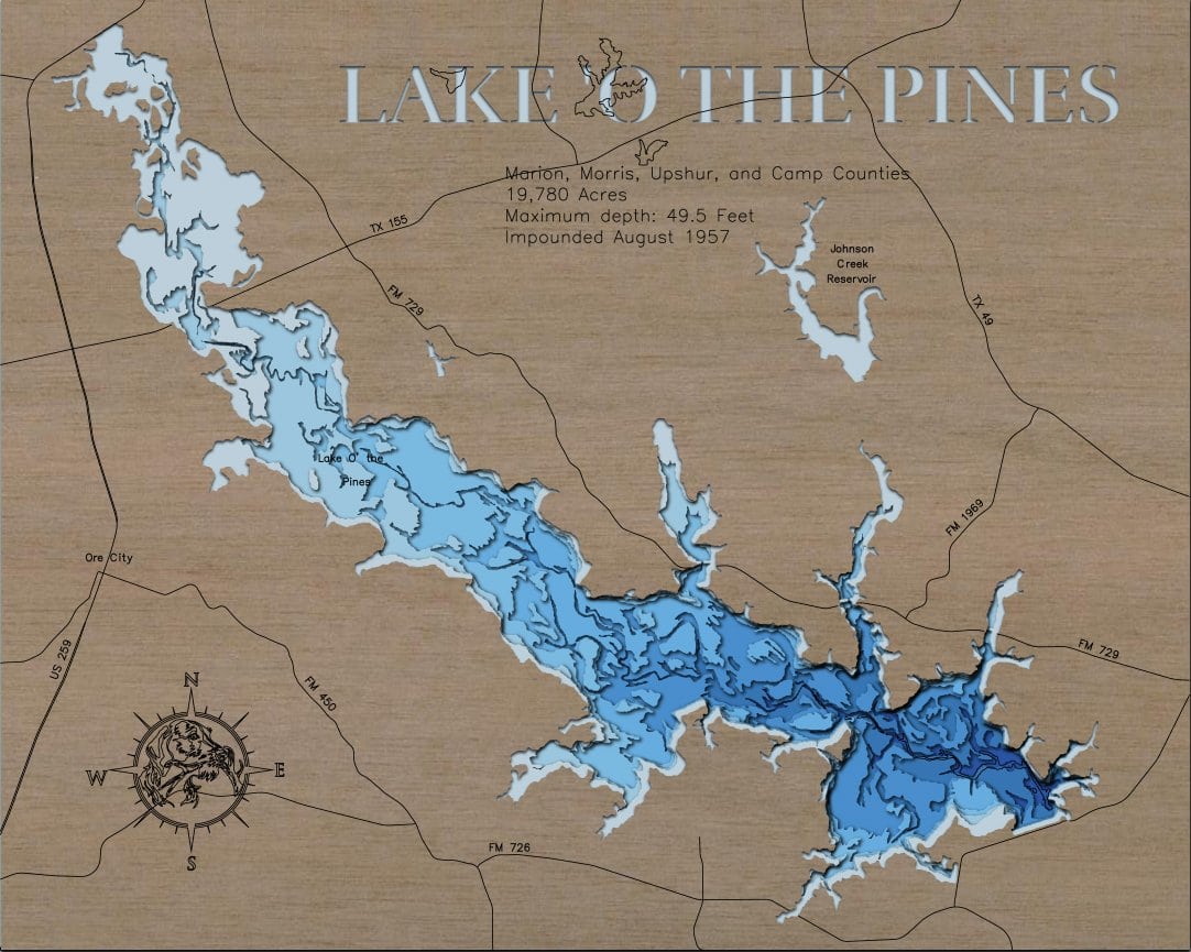 Lake O' The Pines (Marion, Morris, Upshur, and Camp)