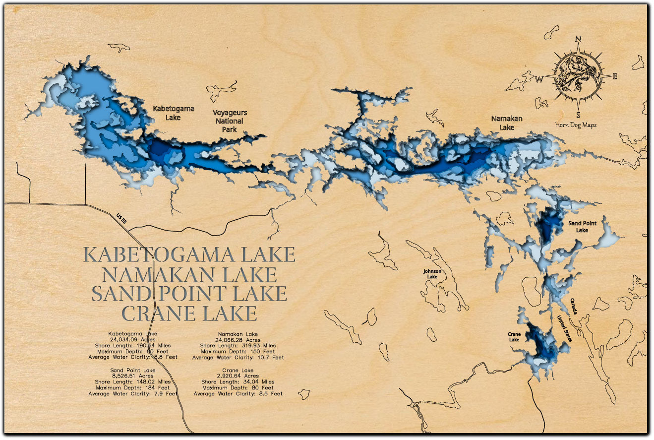 Kabetogama, Namakan, Sand Point, and Crane (St. Louis)