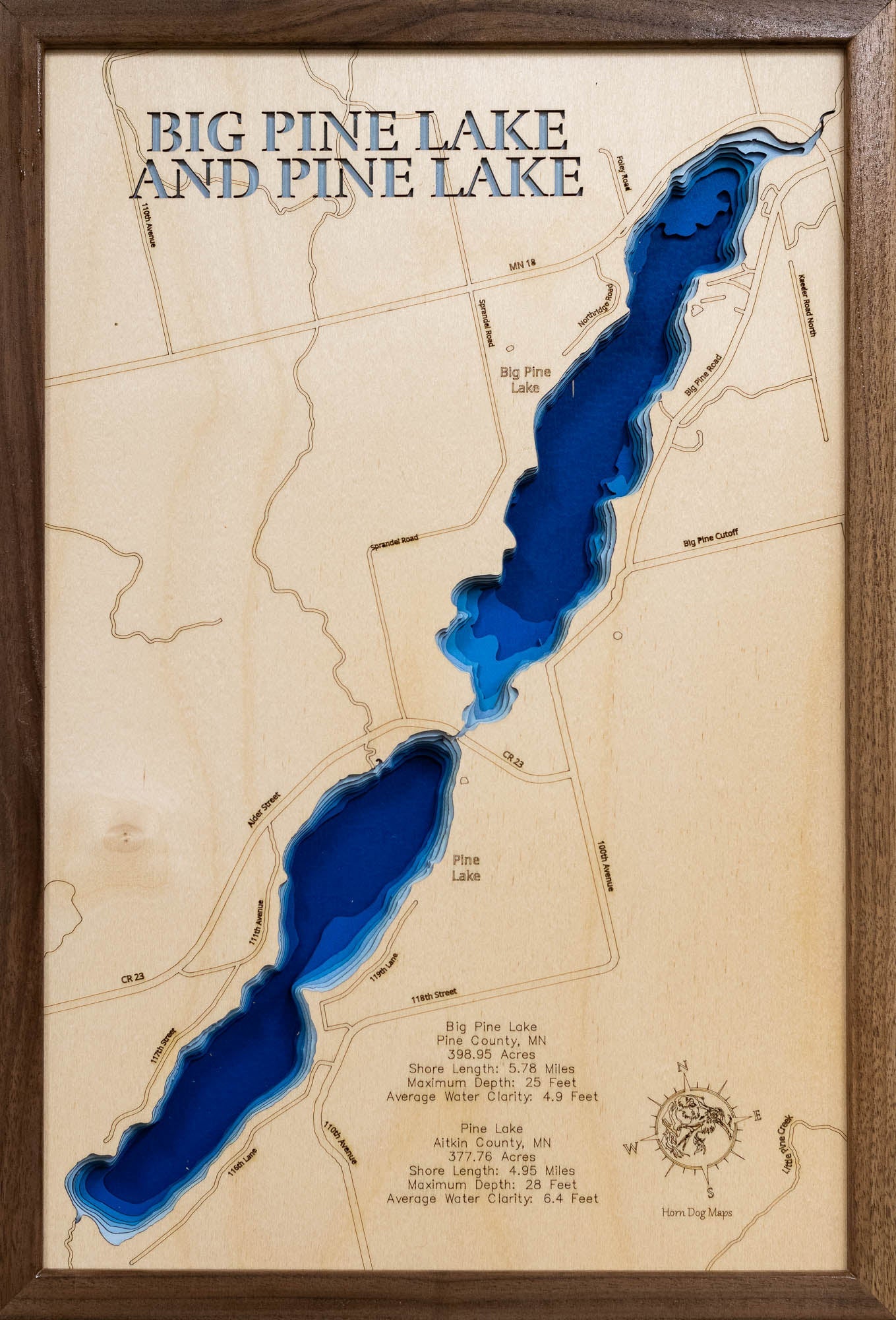 Big Pine (Pine) and Pine (Aitkin)