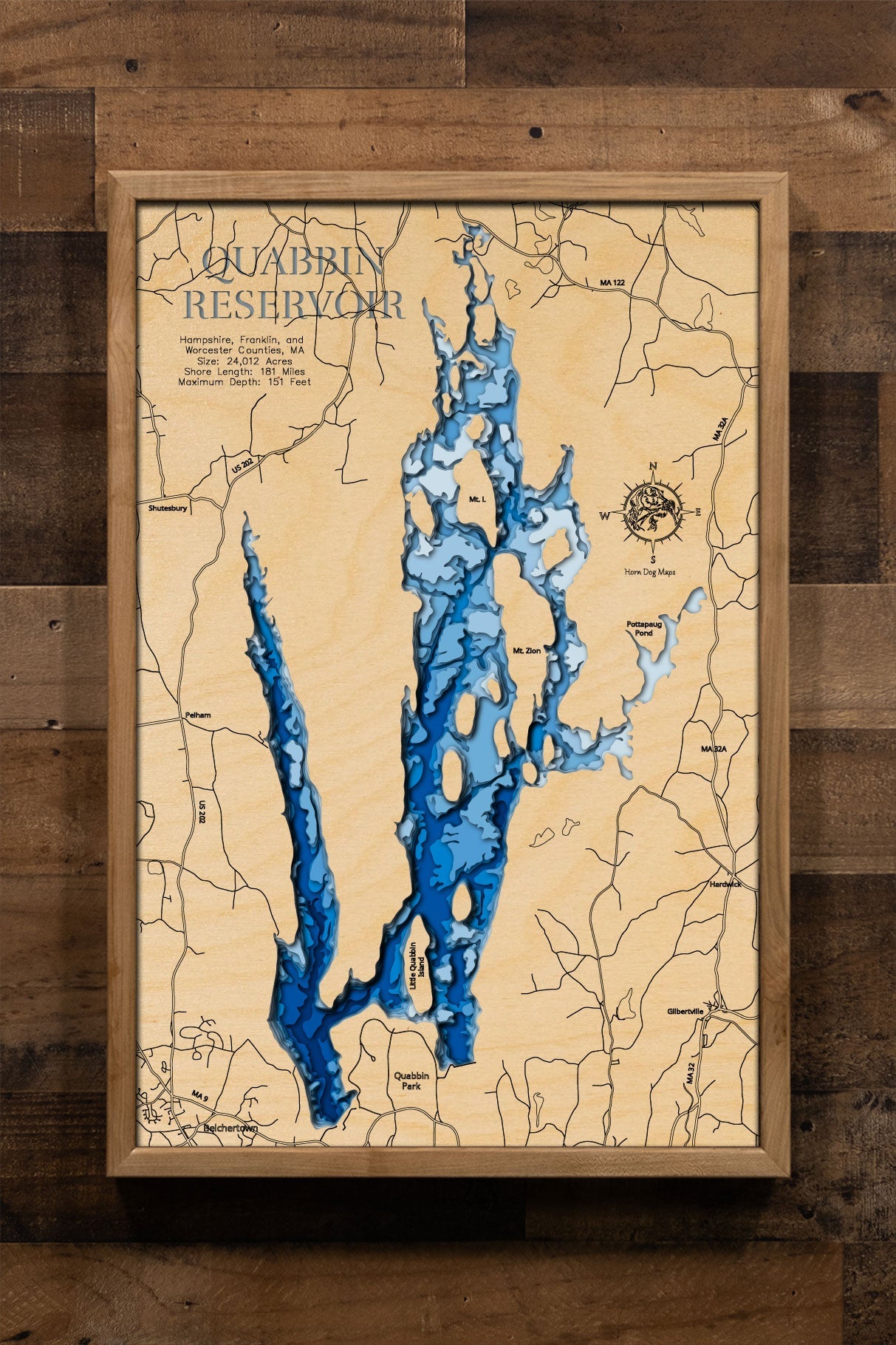 Quabbin Reservoir (Hampshire, Franklin, Worcester)