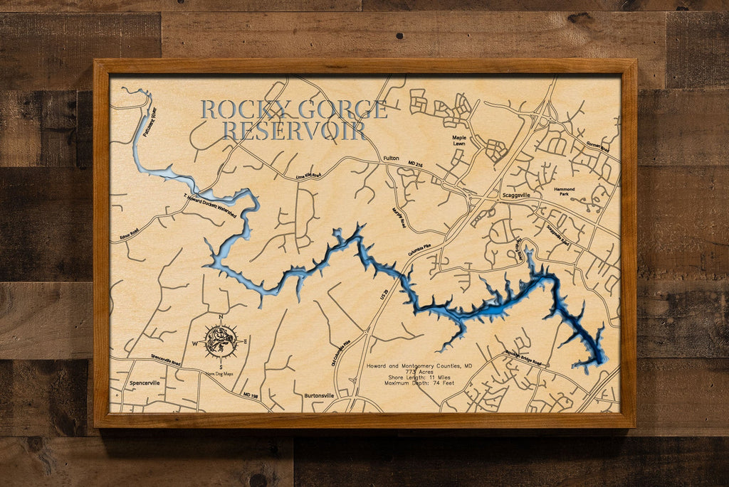 Rocky Gorge Reservoir in Howard and Montgomery Counties, MD