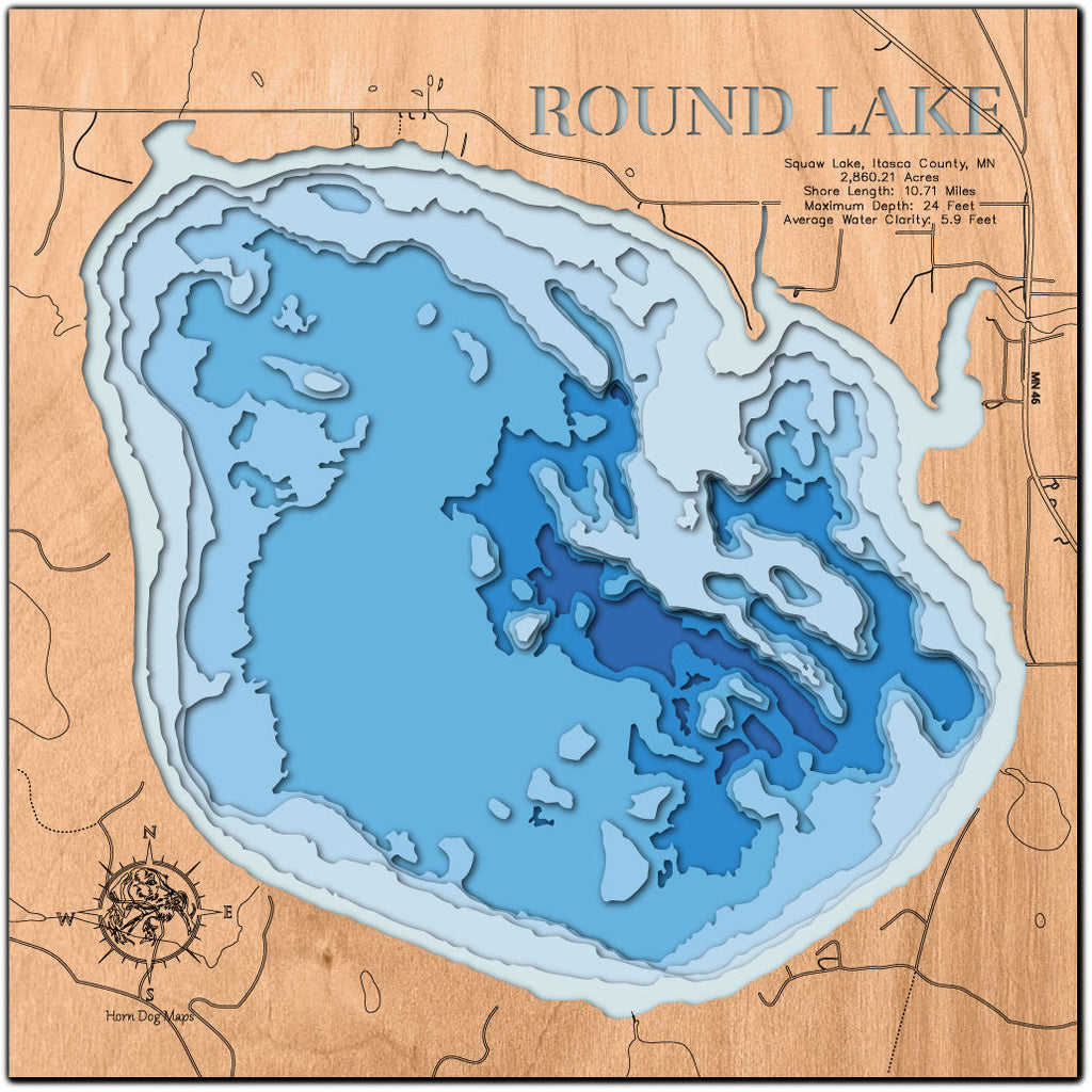 Round (Squaw Lake, Itasca)