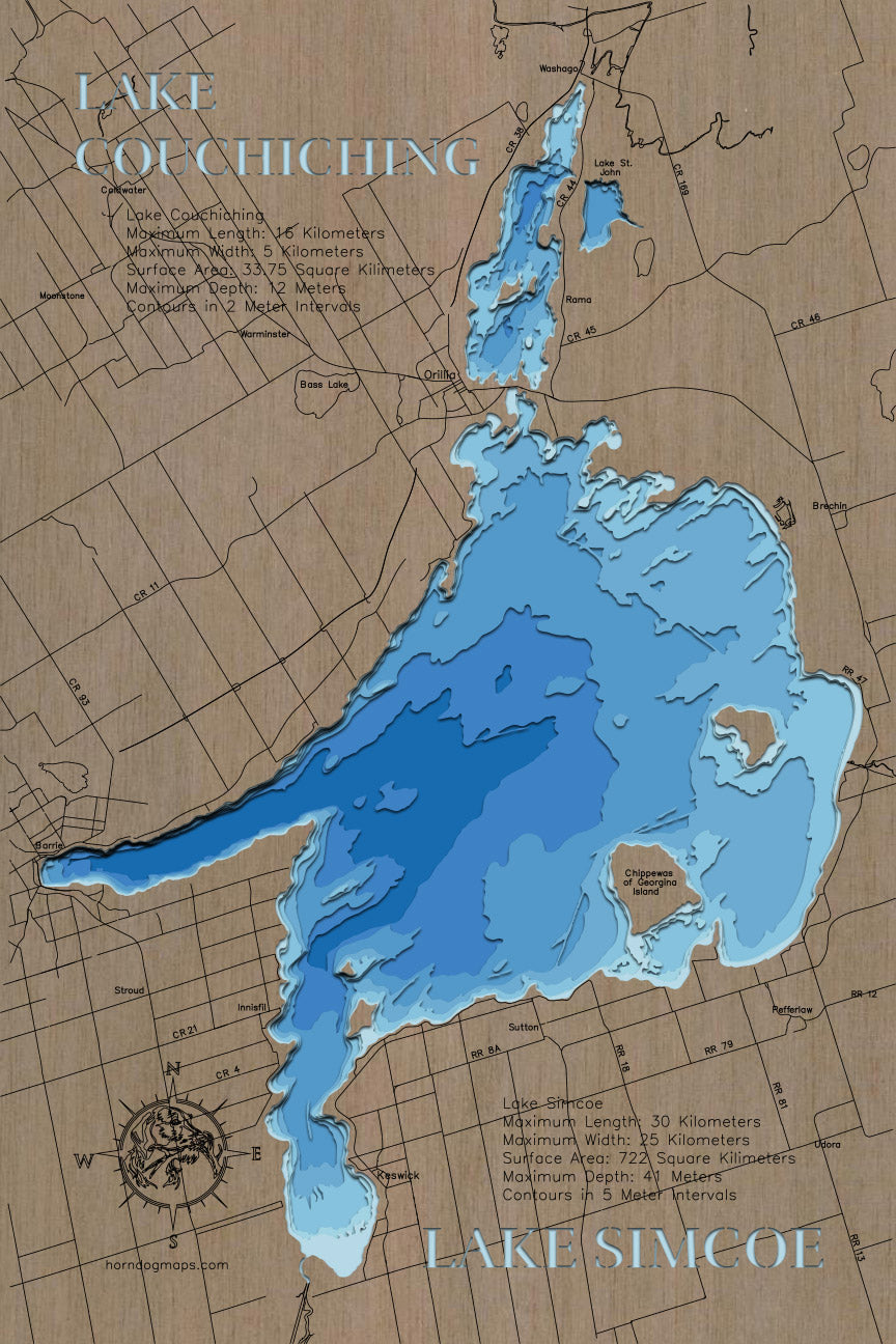 Simcoe and Couchiching