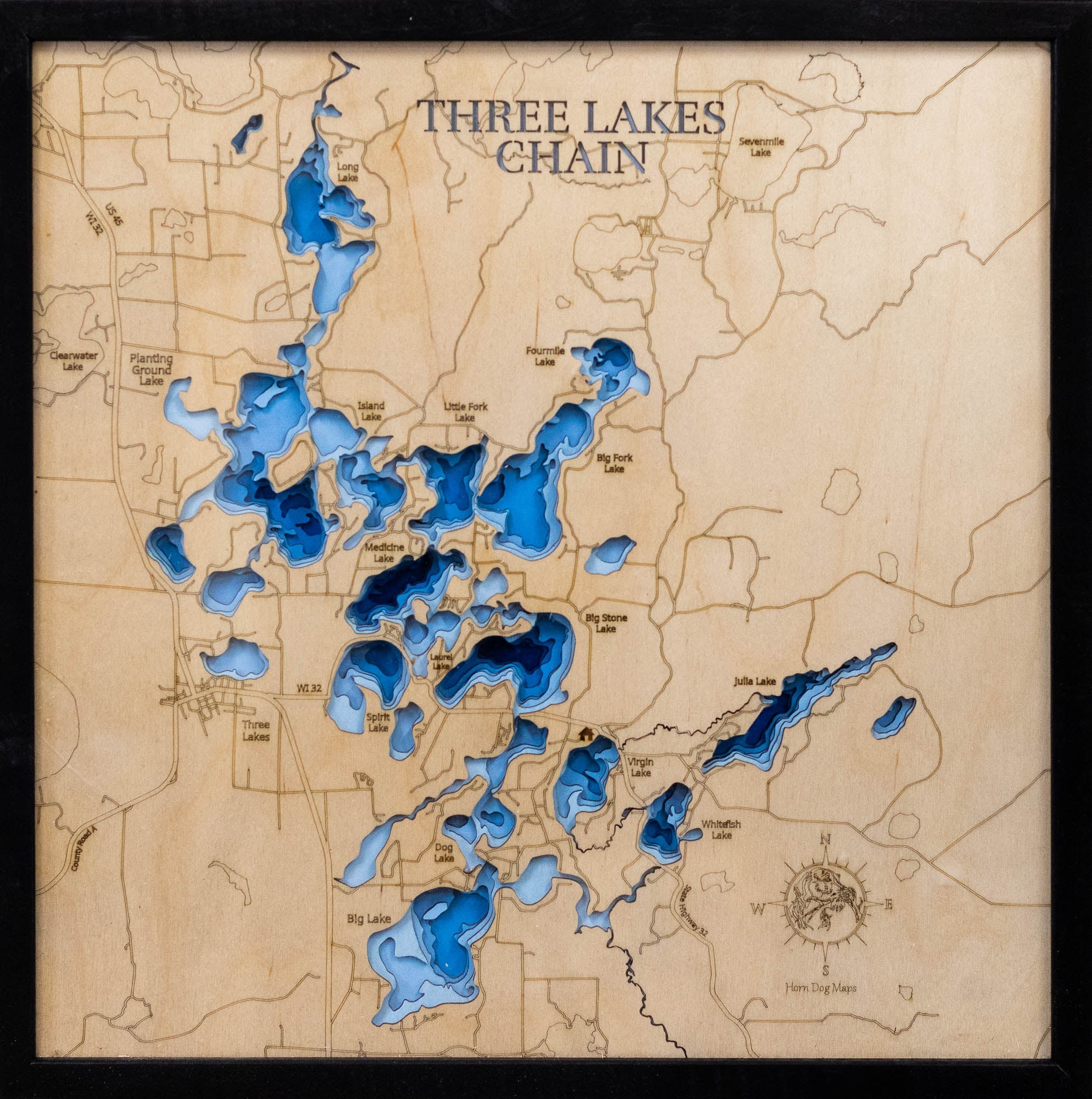 Three Lakes Chain (Oneida)